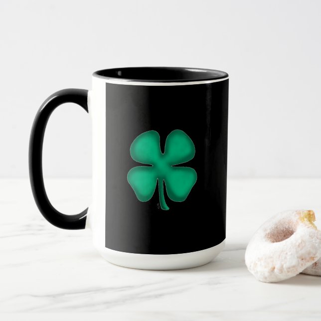 Black Irish Large Combo Tasse (Mit Donut)