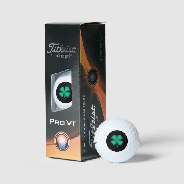Black Irish Titleist Pro V1 balles de golf doux 3  (Conditionnement)