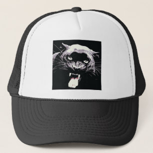 Black Jaguar Panther Truckerkappe