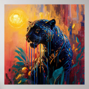 Black Jaguar Poster