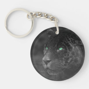 Black Jaguars Emerald Gaze Schlüsselanhänger