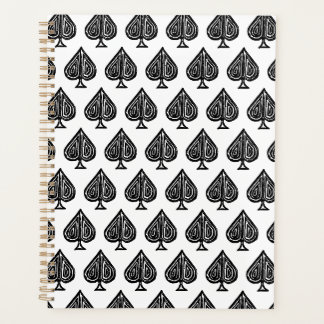 Black Jouer Symbole de carte pique forme Lino coup