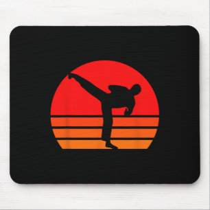 Black Karate Shirt Mousepad