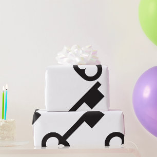 Black Key Geschenkpapier