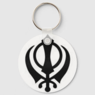 Black Khanda Schlüsselanhänger