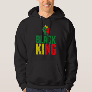 Black King Black History Mont Mens African America Hoodie