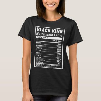 Black King ernährungswissenschaftliche Fakten Afri T-Shirt
