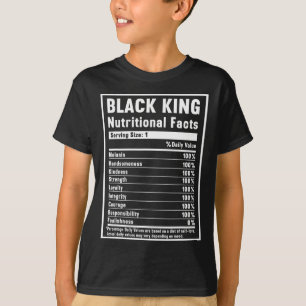 Black King ernährungswissenschaftliche Fakten Afri T-Shirt