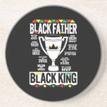 Black King Father Getränkeuntersetzer<br><div class="desc">Black King Father</div>