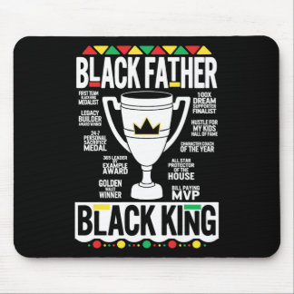 Black King Father Mousepad