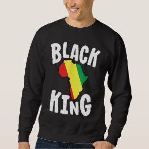 Black King For Boys Black History Month Africa Pri Sweatshirt