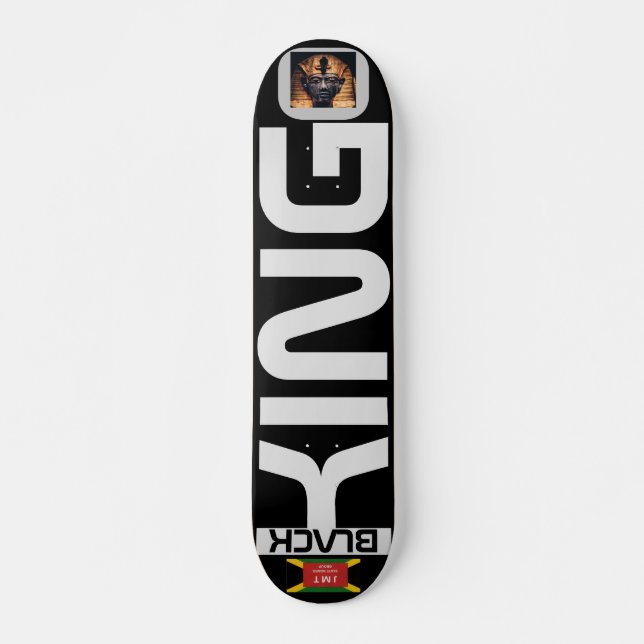 BLACK KING  JAM.  JMT 7 3/4" Skateboard Deck (Vorne)