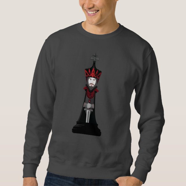 Black King Sweatshirt (Vorderseite)