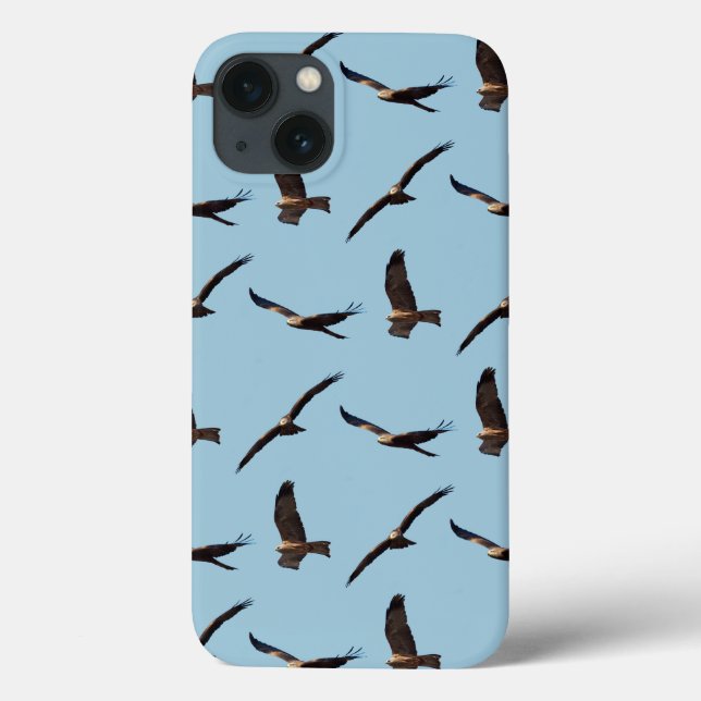 Black Kite Frenzy iPad Mini Case (Farbe auswählen) (Rückseite)
