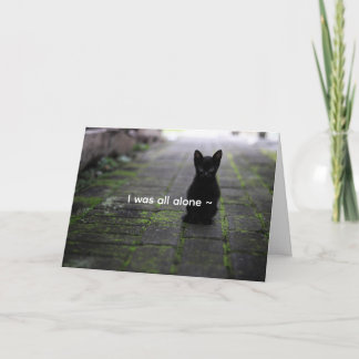 BLACK KITTEN - LOVE CARD FEIERTAGSKARTE