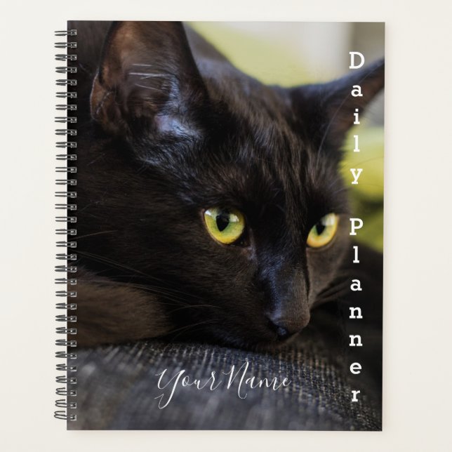 Black Kitty - Planificateur journalier - HAMbWG (Devant)