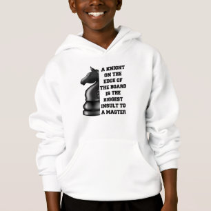 Black Knight Schach Strategie Power Weisheim Maste Hoodie