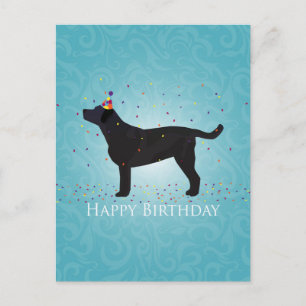 Black Lab Bonne conception de carte d'anniversaire