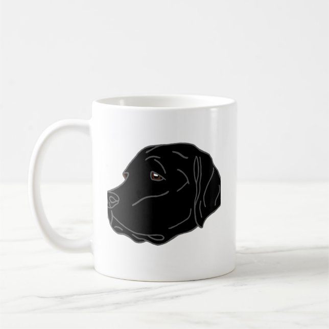 Black Lab Chig Maman Mug (Gauche)