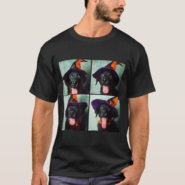 Black Lab Halloween T-Shirt (Vorderseite)