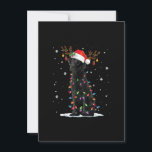 Black Lab Labrador Dog Christmas Lights Xmas Santa Einladung<br><div class="desc">Funny christmas t shirt men,  funny xmas tshirt men,  funny Christmas gift shirt kids,  funny thanksgiving gift shirt,  thanksgiving t shirt men,  thanksgiving t-shirt women</div>