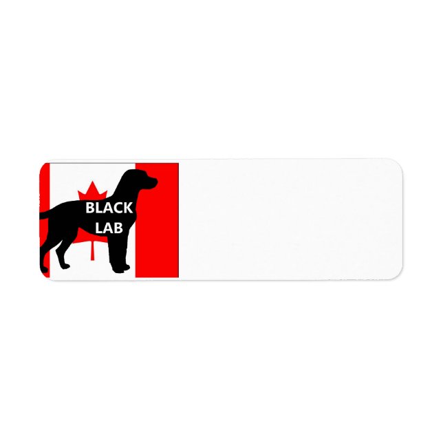 black lab name silo Canadian-Flag (Vorne)