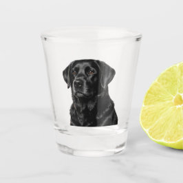 Black Lab Shot Glass Schnapsglas
