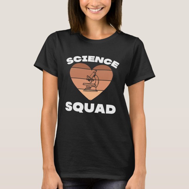 Black Lab Tech Clinical Labrador STEM Science Squa T-Shirt (Vorderseite)