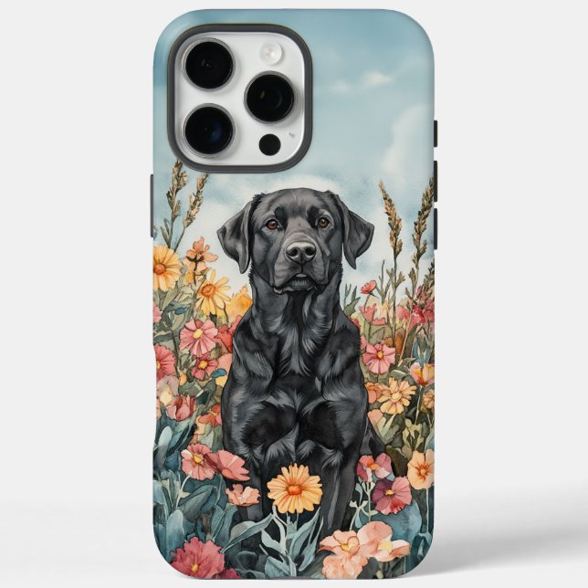 Black Lab - Tough Phone Case (Rückseite)