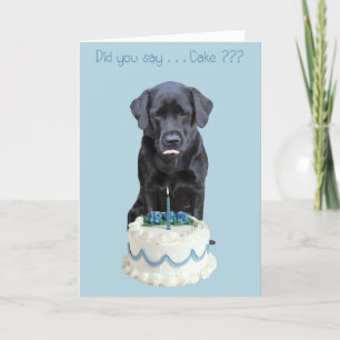 Black Lab Toutes les Occasions Carte - Chig Cake A