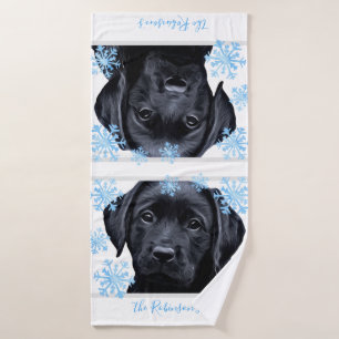 Black Labrador Christmas - Black Lab personnalisé