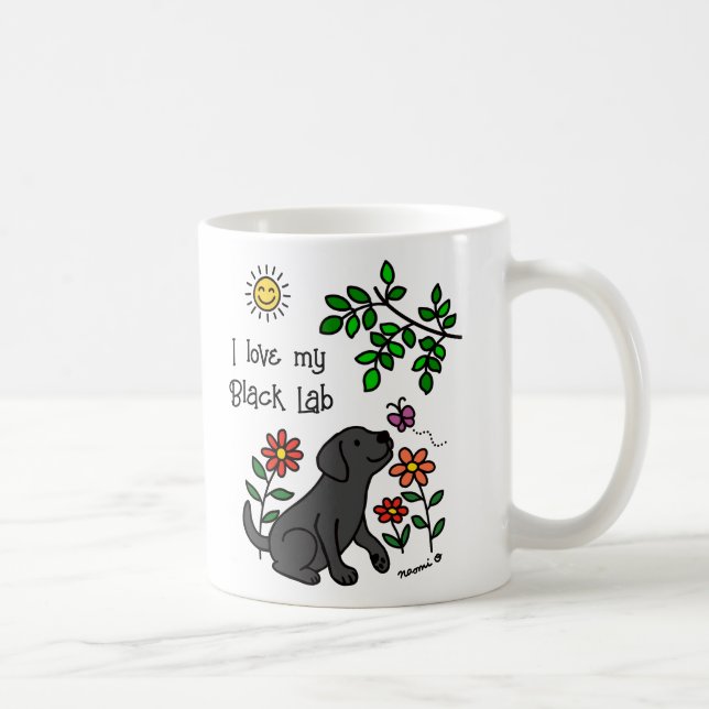 Black Labrador et Green Mug (Droite)