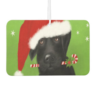Black Labrador - Funny Labrador Christmas Freshene Autolufterfrischer