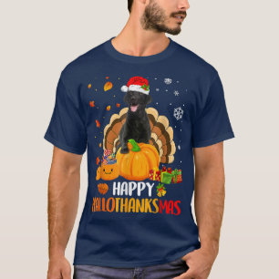 Black Labrador Halloween Weihnachten Weihnachten W T-Shirt