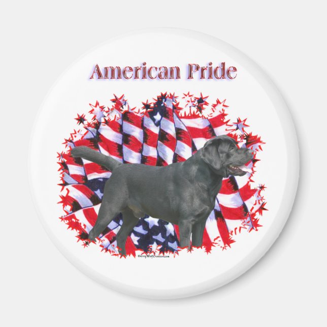 Black Labrador Pride - Magnet (Vorne)