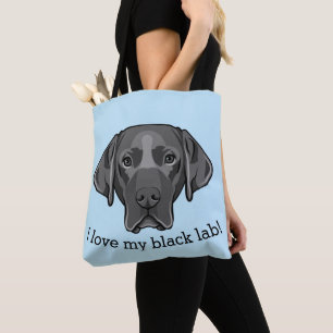 Black Labrador Retriever Chien Design Sac fourre-t