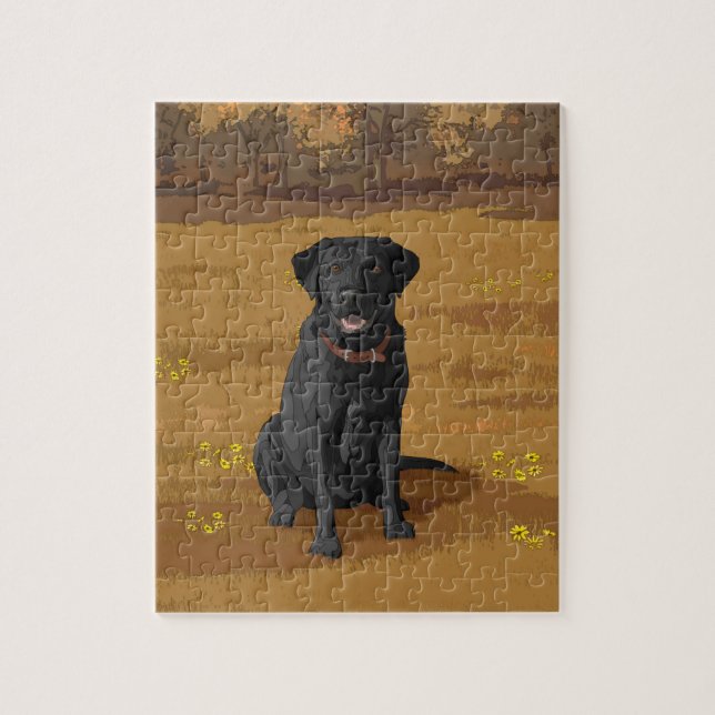 Black Labrador Retriever Dog Lover Gift (Vertikal)