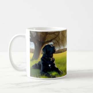 Black Labrador Retriever Kaffeetasse