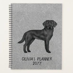 Black Labrador Retriever Lab Chien Texte Personnal