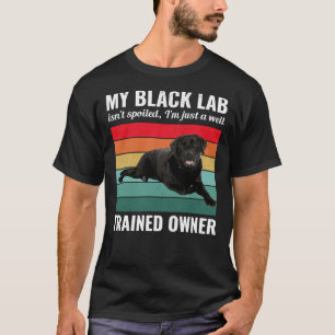 Black Labrador Retriever Labrador Trainer Vin T-Shirt