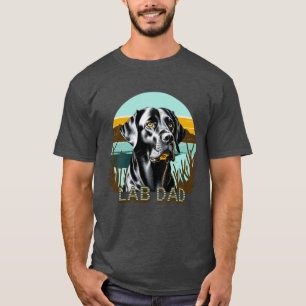 Black Labrador Retriever   LABRADOR VATER T-Shirt
