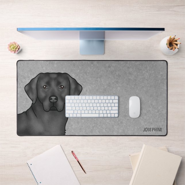 Black Labrador Retriever mignon Cartographie Lab C (Bureau 1)
