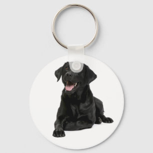 Black Labrador Retriever Puppy Dog Keychain Schlüsselanhänger