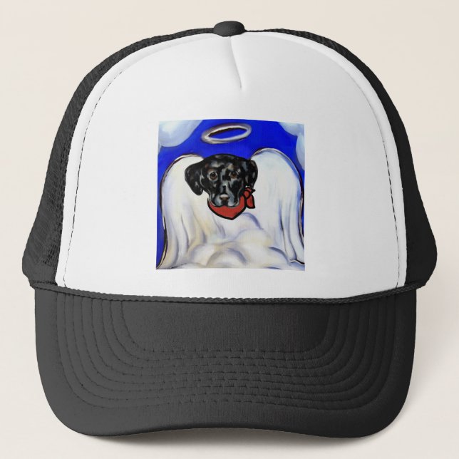 Black Labrador Retriever Truckerkappe (Vorderseite)