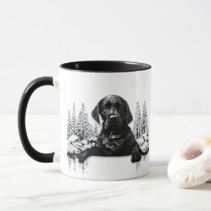 Black Labrador Retriever Welpe Tasse