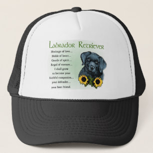 Black Labrador Retriever Welpengeschenke Truckerkappe