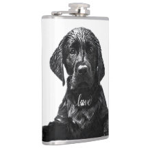 Black Labrador Retriever Welppy T - Shirt Throw Pi