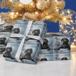 Black Labrador Retriever Welppy T - Shirt Throw Pi Geschenkpapier