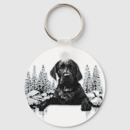 Black Labrador Retriever Welppy T - Shirt Throw Pi Schlüsselanhänger