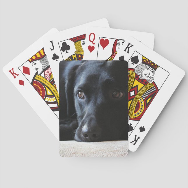 Black Labrador Spielkarten (Rückseite)